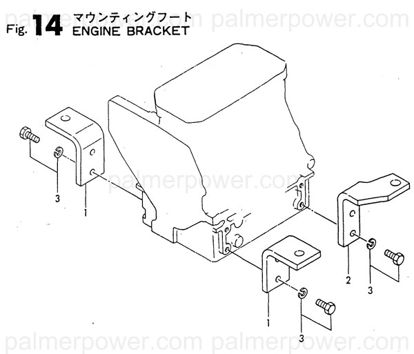 Order YANMAR 128670-08150 Foot, Mounting