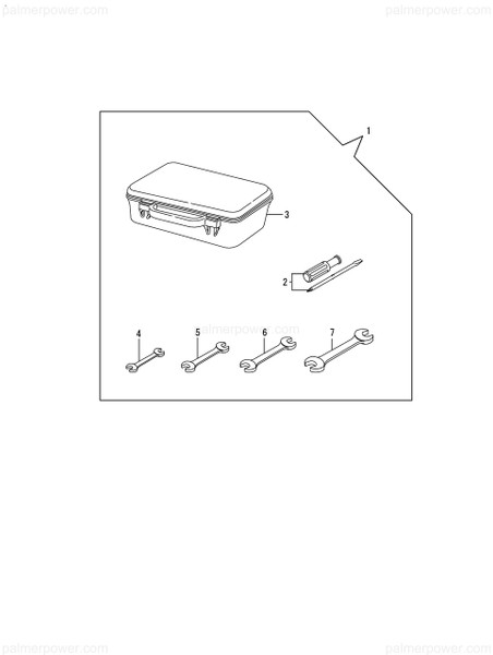 Order YANMAR 726677-92100 Tool Assy