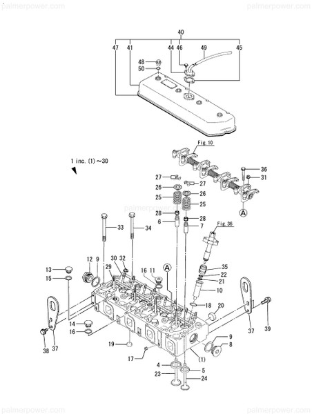 Order YANMAR 727410-11701 Head Assy, Cylinder