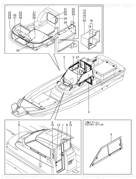 Order YANMAR 15A328-47041 Door,Hinged