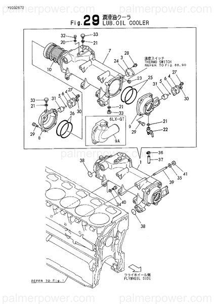 Order YANMAR 748634-33700 Cooler Assy, Oil