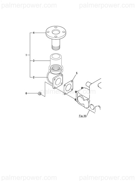 Order YANMAR 129191-13600 Bend Assy, Exhaust