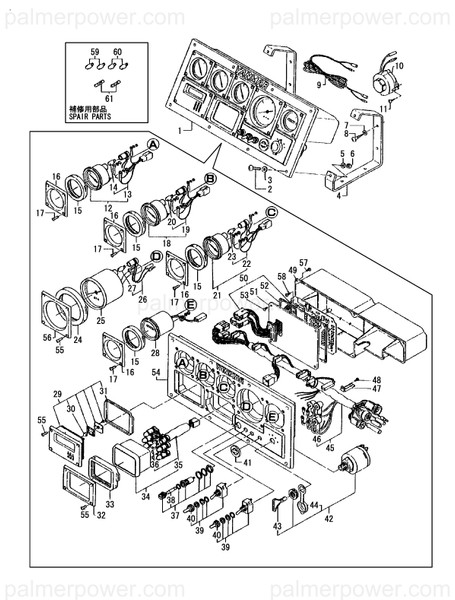 Order YANMAR 127687-91170 Panel Assy