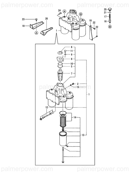 Order YANMAR 748016-35520 Strainer Assy, Oil