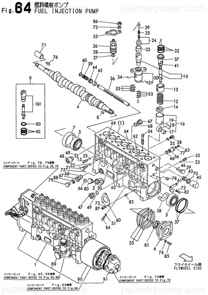 Order YANMAR 748816-51301 Pump Assy, Injection