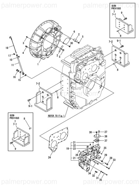 Order YANMAR 177518-02050 Flange, Mounting
