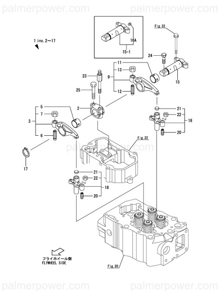 Order YANMAR 748960-11150 Arm Assy, Rocker