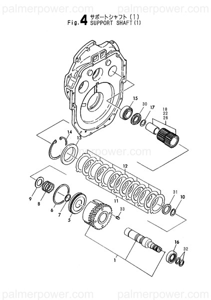Order YANMAR 177558-03400 Shaft Assy, Support