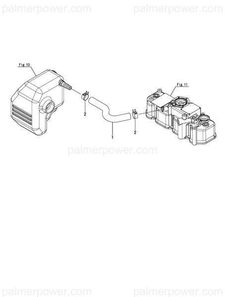 Order YANMAR 129272-03090 Pipe, Breather