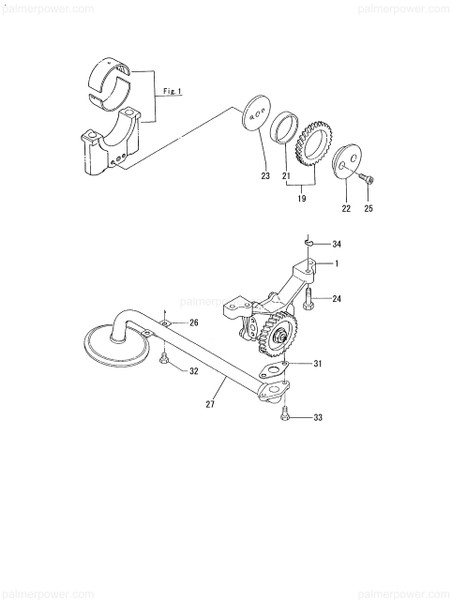Order YANMAR 727410-32101 Pump Assy, Oil