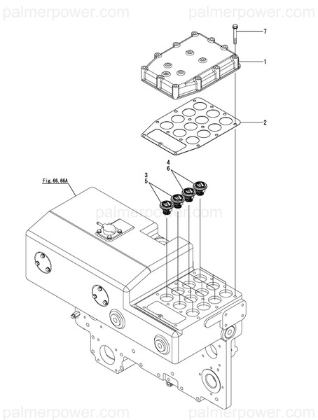 Order YANMAR 148960-44380 Cover, Thermostat