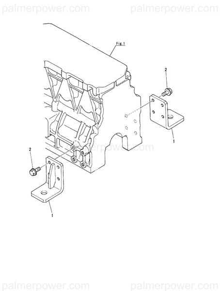 Order YANMAR 129491-08100 Foot, Mounting