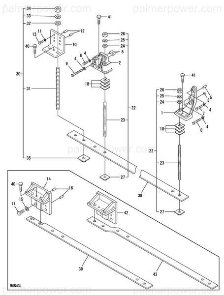 Order YANMAR 127698-01150 Foot, Mounting