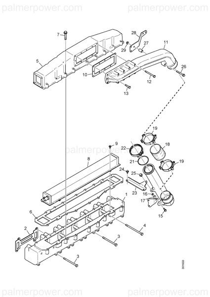 Order YANMAR 165000-58620 Manifold,Intake
