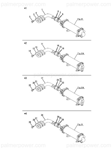 Order YANMAR 127450-49251 Bend, Water Outlet