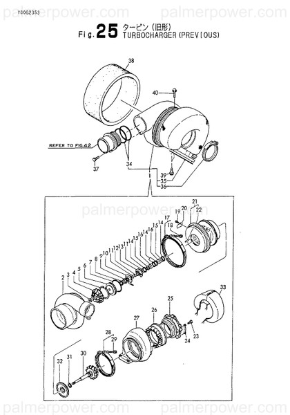 Order YANMAR 148616-18070 Turbine, 5Mf965.28