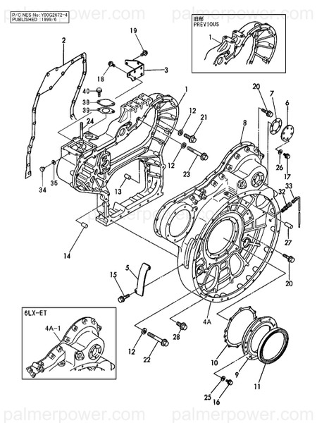Order YANMAR 148633-01501 Case, Gear