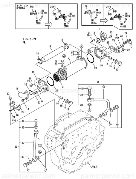 Order YANMAR 177511-04350 Cooler Assy, Oil