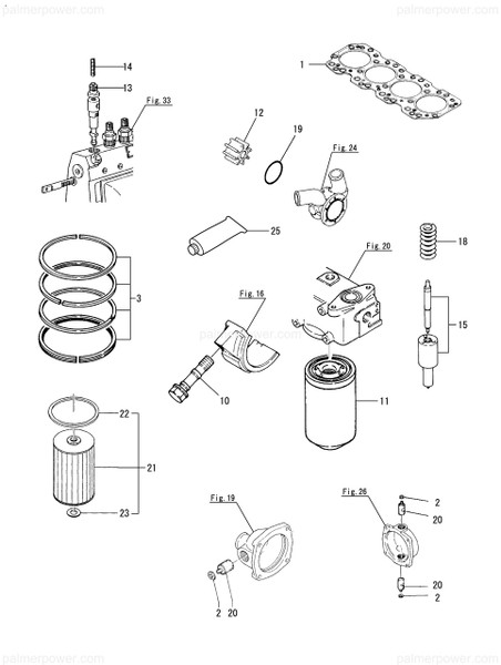Order YANMAR 127410-01352 Gasket, Head T=1.5