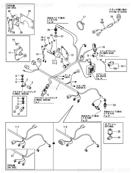 Order YANMAR 129693-77911 Harness, Wire