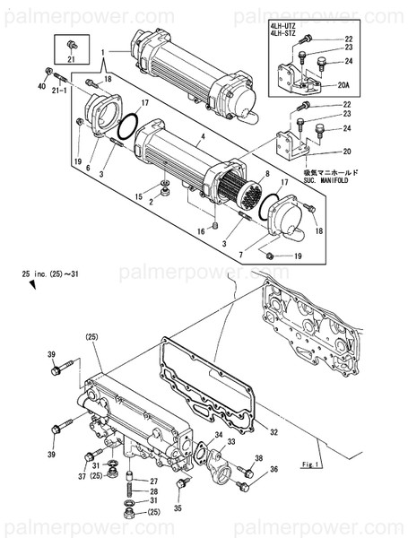 Order YANMAR 719174-33700 Cooler Assy, Oil