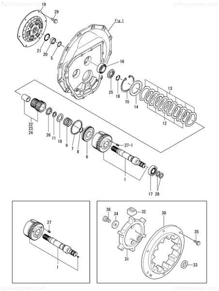 Order YANMAR 177040-03011 Shaft Assy, Input