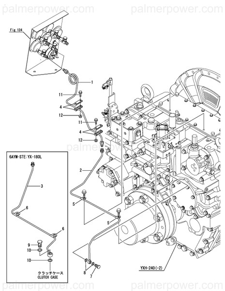 Order YANMAR 43711-104420 Pipe, Gauge
