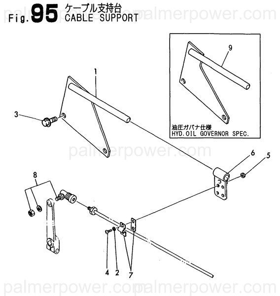 Order YANMAR 126616-67040 Support