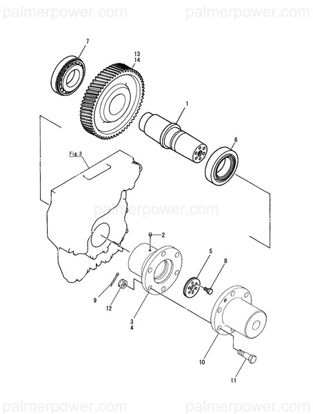 Order YANMAR 177054-03700 Shaft, Output