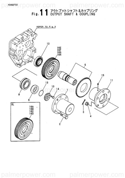 Order YANMAR 48410-105950 Coupling
