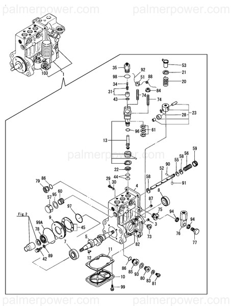 Order YANMAR 720325-51300 Pump Assy, Injection