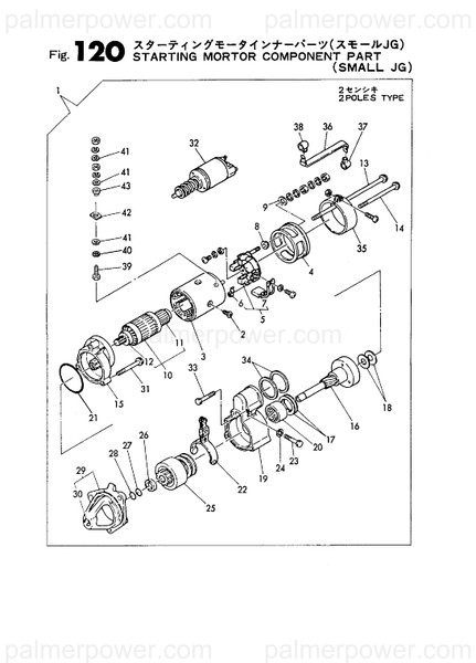 Order YANMAR 148606-77040 Starter