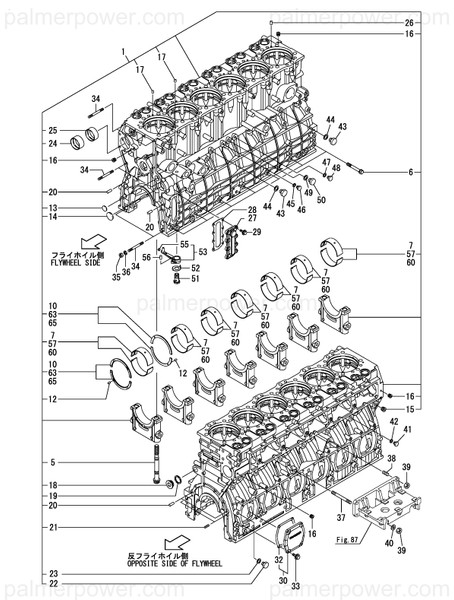 Order YANMAR 748620-01750 Block Assy, Cylinder