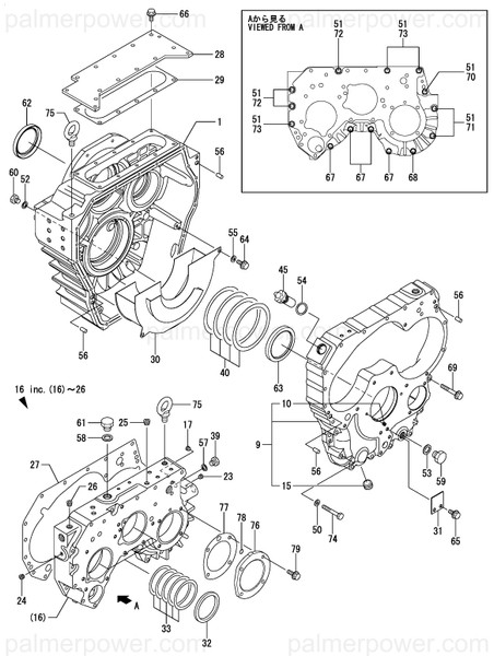 Order YANMAR 177511-02000 Case Assy