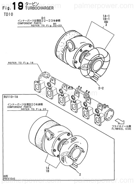 Order YANMAR 126618-18020 Turbine Assy