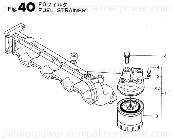 Order YANMAR 129470-55600 Filter Assy, Fuel