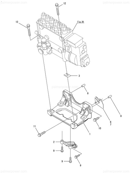 Order YANMAR 127691-54020 Bracket, Pump
