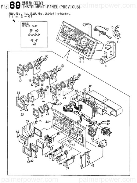 Order YANMAR 126616-91170 Panel Assy