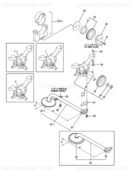 Order YANMAR 727412-32101 Pump Assy, Oil
