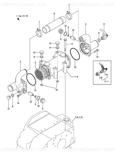 Order YANMAR 177566-04501 Cooler Assy, Lo