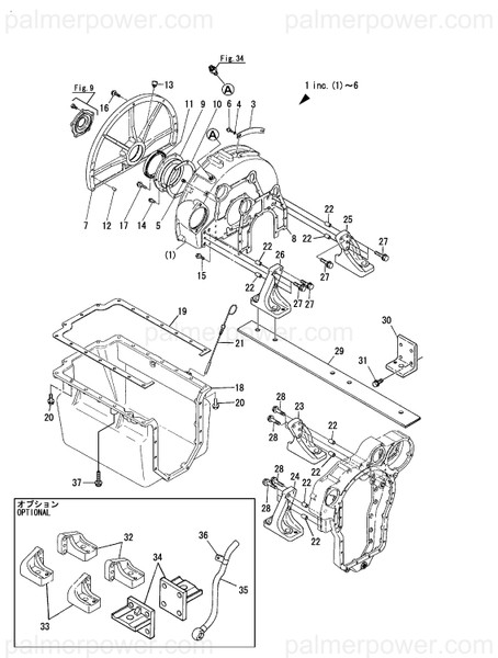 Order YANMAR 720320-01660 Housing Assy