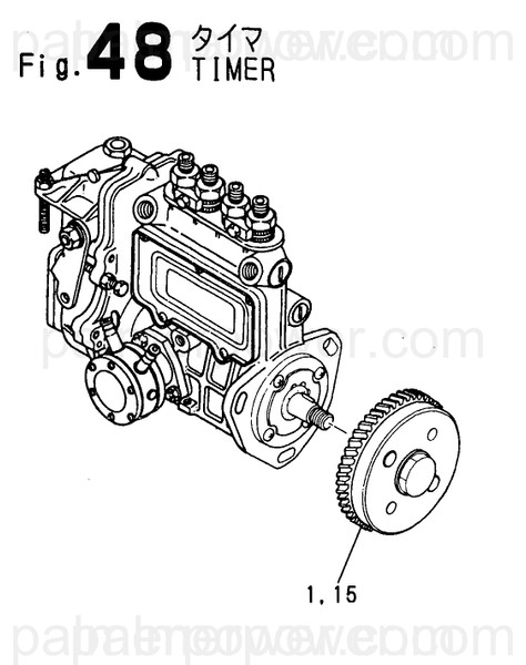 Order YANMAR 729100-54100 Timer Assy
