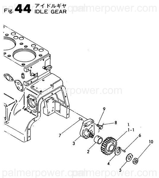 Order YANMAR 135410-14700 Gear, Idle