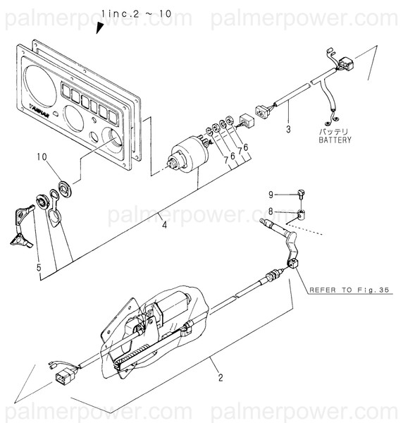 Order YANMAR 721575-65510 Switch Assy