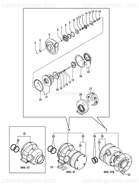 Order YANMAR 126674-18090 Turbocharger, Td10