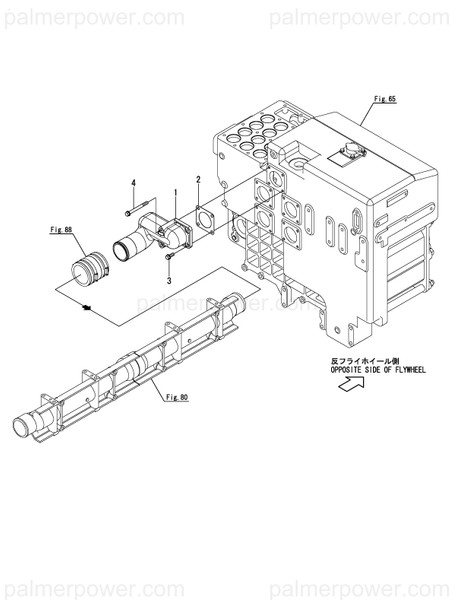 Order YANMAR 148960-49430 Pipe, Water