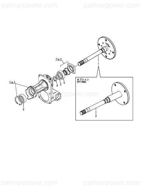 Order YANMAR 196326-04011 Shaft, Input
