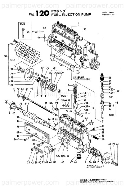Order YANMAR 735603-51703 Pump Assy, Injection