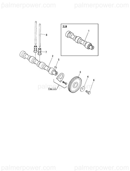 Order YANMAR 120130-14011 Camshaft