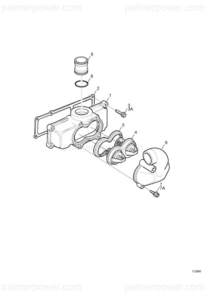 Order YANMAR 165000-35250 Housing, Thermostat